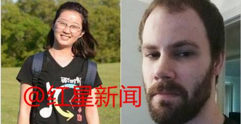 ▲嫌犯渴攀里斯滕森（右）被捕，FBI以为章莹颖（左）曾经遇害